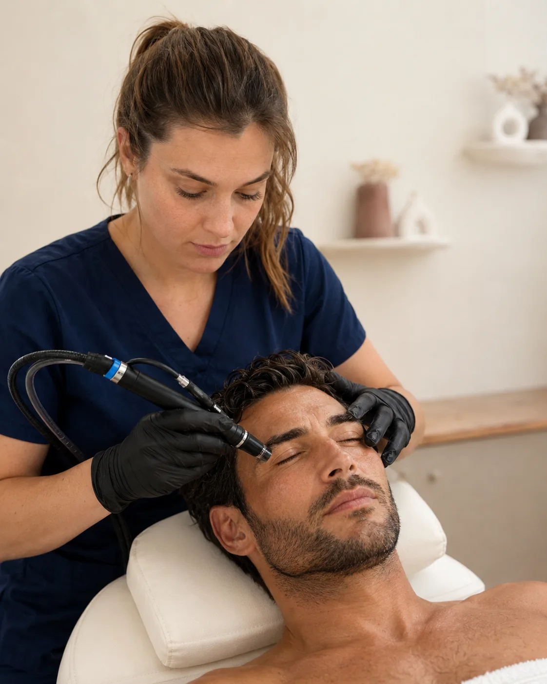 Hydrafacial — entretien mensuel après protocole Morpheus 8