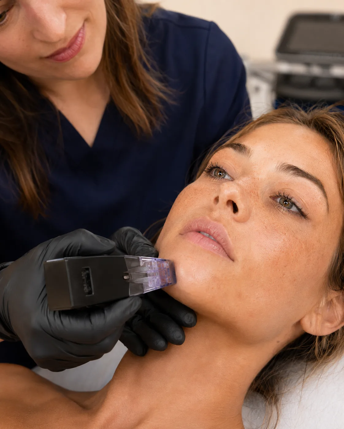 Pièce à main Morpheus 8 InMode — radiofréquence fractionnée visage
